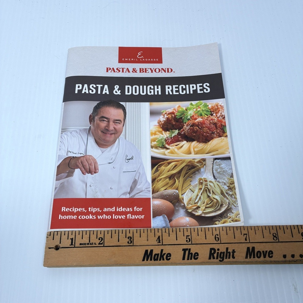 Emeril Lagasse Pasta & Beyond Pasta & Dough Recipes Cookbook Booklet Softcover